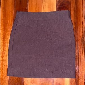 Brown mini skirt